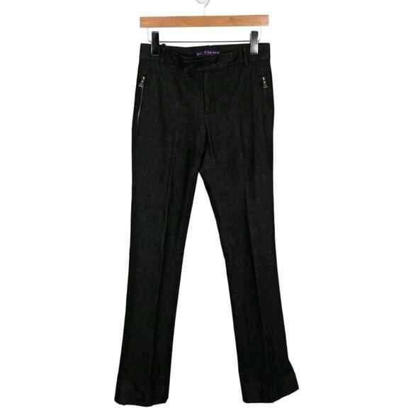Ralph Lauren Collection Purple Label Pants Sz 4 USA RN 94306 Slit Ankle (f - Picture 1 of 8